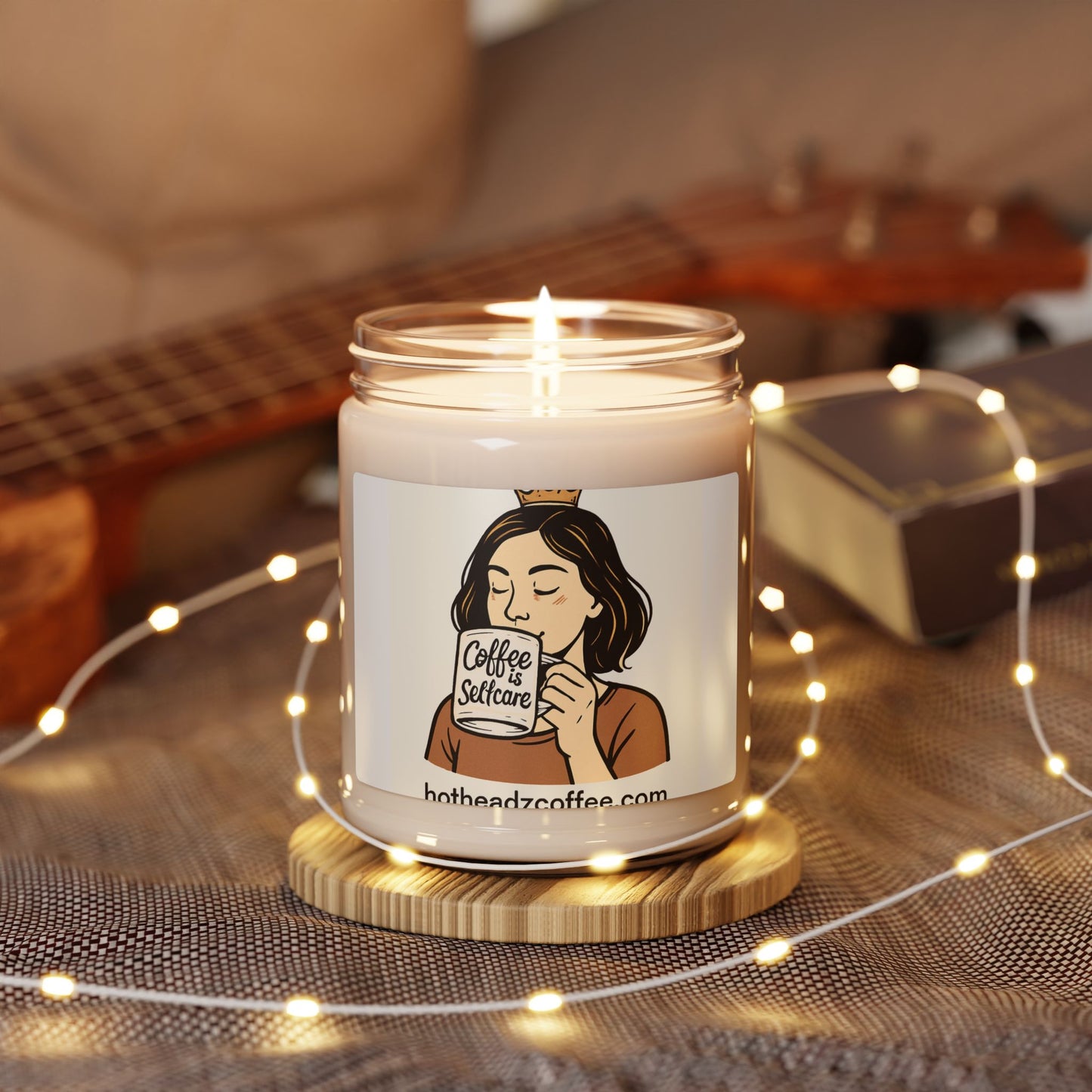 Coffee Self-Care Scented Soy Candle — 9oz Relaxing Coffee Aroma