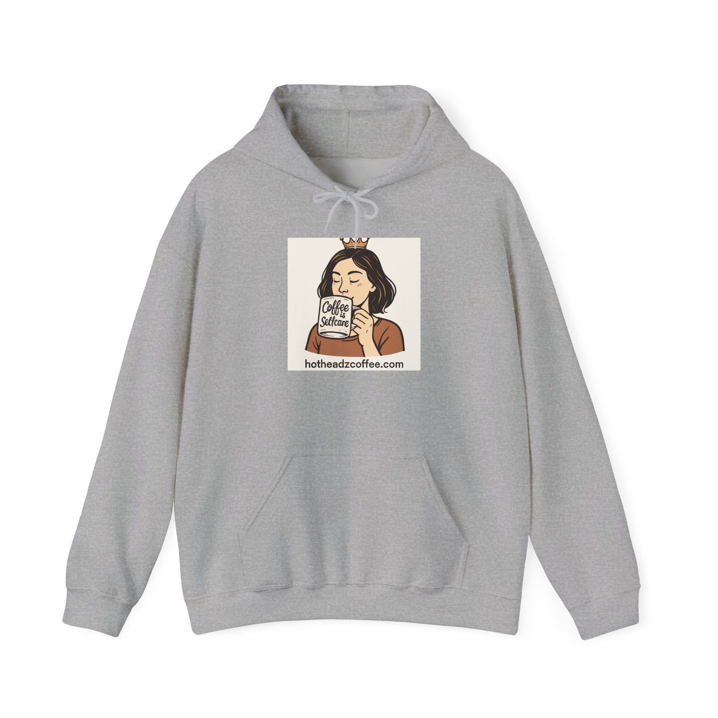 Coffee Queen Hoodie — HotHeadzCoffee.com Graphic Pullover